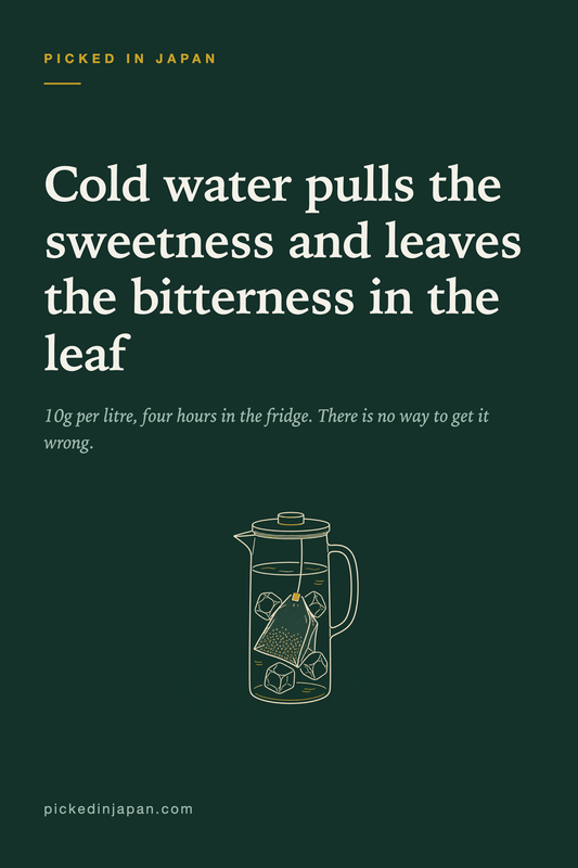 Cold Brew Green Tea: Sweeter, Gentler, and Impossible to Get Wrong