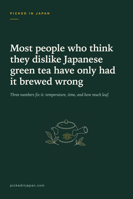 How to Brew Japanese Tea: Temperature, Time, and Ratio