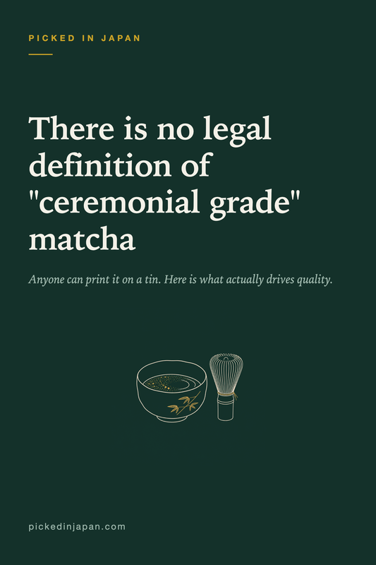 Matcha Grades: What 'Ceremonial' and 'Culinary' Actually Mean